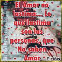 El amor lastima - Бесплатный анимированный гифка