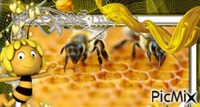 Les abeilles - Zdarma animovaný GIF