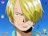 Giff One Piece Sanji créé par moi animerad GIF