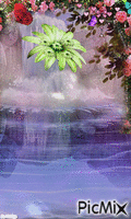 waterfall animovaný GIF