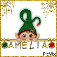 Name. Amelia - Bezmaksas animēts GIF