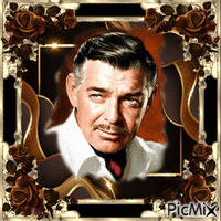 Clark Gable, Acteur américain анимирани ГИФ