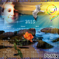 Kamila kalendarz 2015 - Bezmaksas animēts GIF