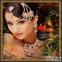 Beauty and jewelry - Free animated GIF