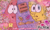 spongebob n patrick bffs - GIF animé gratuit
