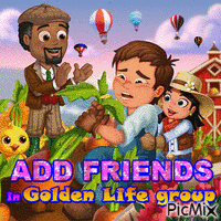 ADD FRIENDS animerad GIF