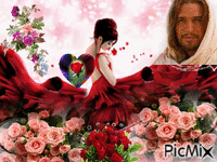 Jesus give I heart - Ingyenes animált GIF