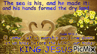 BLESSES BE OUR KING JESUS! - Bezmaksas animēts GIF
