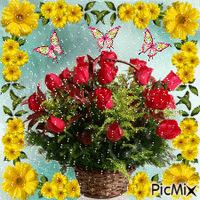 Bouquet - GIF animado grátis