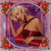 Marilyn Monroe, Actrice américaine geanimeerde GIF