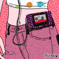 80s Girl - Δωρεάν κινούμενο GIF