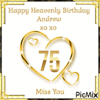 Heavenly Birthday Andrew  (my brother) - GIF animado grátis