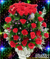 Buquet de rosas - Bezmaksas animēts GIF