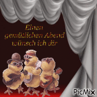 gemüdlicher abend - Бесплатный анимированный гифка