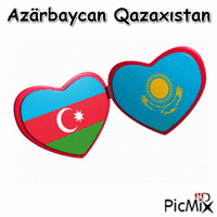 Azärbaycan Qazaxıstan - 無料のアニメーション GIF