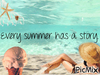 summer story GIF animé