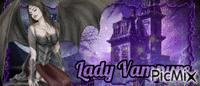 Lady Vampyre Signature - GIF animé gratuit
