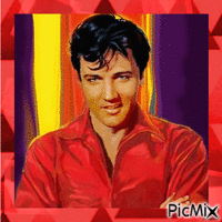 Elvis Presley анимированный гифка