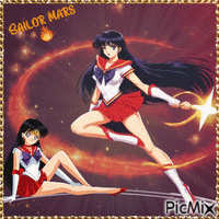 Concours : Sailor Mars - GIF animado grátis