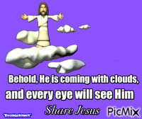 Revelation 1:7 GIF animasi