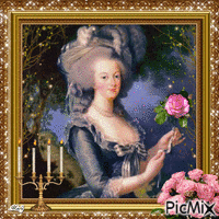 Marie Antoinette - GIF animado grátis