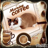 Morning coffee GIF animé