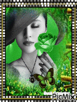 Verde e Preto - Darmowy animowany GIF