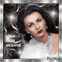 Königin Fawzia von Ägypten GIF animata