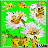 l'ape cherie GIF animado