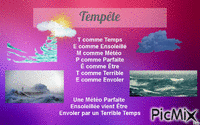 Poème sur le mot "Tempête" - GIF animé gratuit