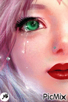 De un ojo verde - Ingyenes animált GIF