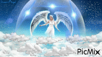 Angel in the Sky - Бесплатный анимированный гифка
