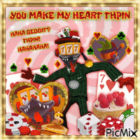 bombastic valentines day themed duck shuffler picmix анимирани ГИФ