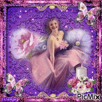Princesse lilas - Besplatni animirani GIF