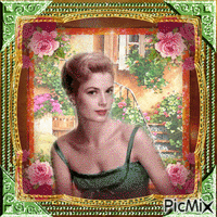 Grace Kelly, Actrice américaine 动画 GIF