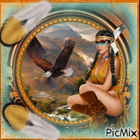 Native American - GIF animé gratuit