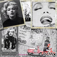 Marilyn Monroe postcard