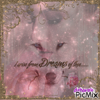 I Arise From  Dreams of Thee..Liz. animoitu GIF