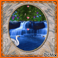 Лебеди - Ingyenes animált GIF