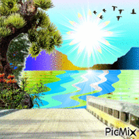 Bridge River Valley animovaný GIF