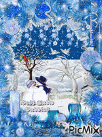 Lou's winter dream - GIF animé gratuit