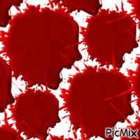 screaming blood splatter Animated GIF