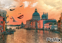 laguna venezia animasyonlu GIF