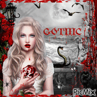 Gothic Portrait - GIF animé gratuit