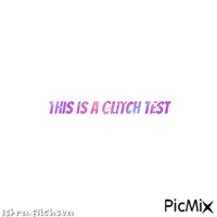 Glitch test - GIF animé gratuit