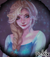 Elsa_la reine des neiges_ GIF animé