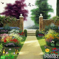Garden - Zdarma animovaný GIF