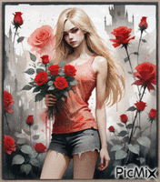 Theme Roses animovaný GIF