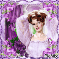 Rita Hayworth Actrice américaine animovaný GIF