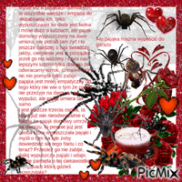 love letter 2 spiders Animated GIF